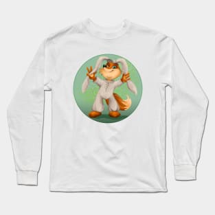 a fox in a rabbit costume Long Sleeve T-Shirt